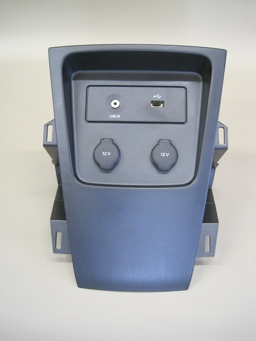 Panel embellecedor del tablero Ford Explorer Police Center con panel auxiliar USB -